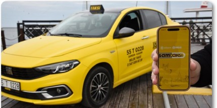 SamTaksi Mobil Uygulaması Hizmete Giriyor